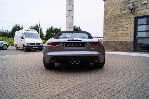 Jaguar F Type Dark Grey Rear