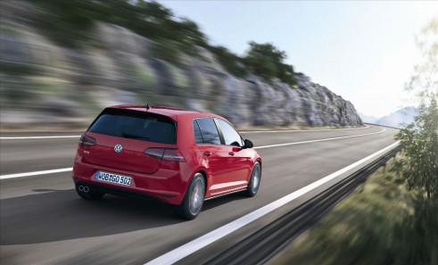 VW Golf GTD Back