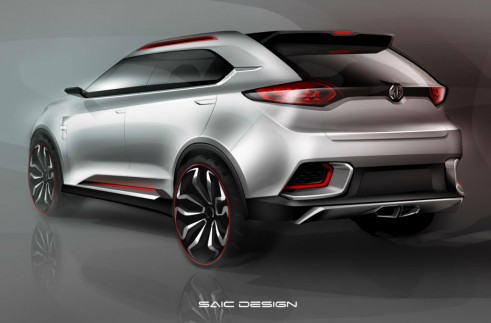 MG CS Concept Rear