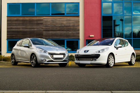Peugeot 207 Vs Peugeot 208 Side By Side 2