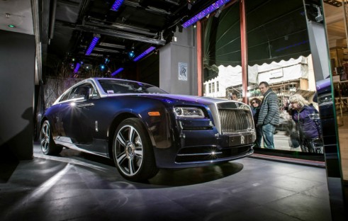 Rolls Royce Wraith Harrods Front