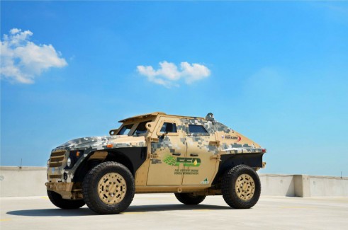 US Army Fuel Efficent Demonstrator Side