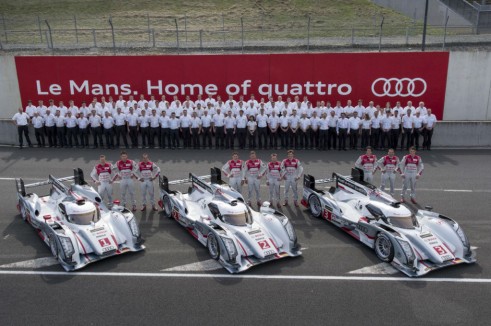 Audi Le Mans 2013 Team - carwitter
