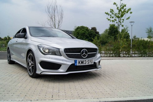 Merceds Benz CLA AMG Sport - Front Grille Close Up - carwitter.jpg