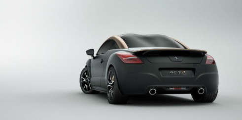 Peugeot RCZ R Black Rear - carwitter