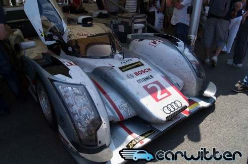 Goodwood FoS 2013 - Audi R18 E-Tron Quattro Front - carwitter