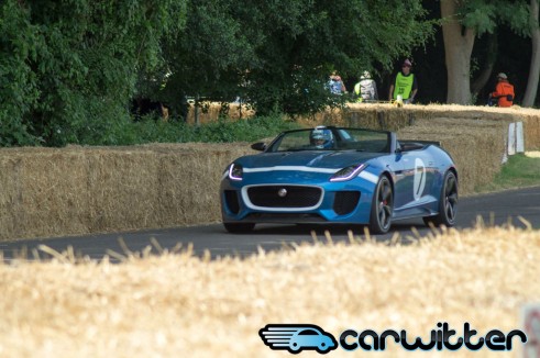 Goodwood FoS 2013 - Jaguar Type 7 Design Concept Close Up - carwitter