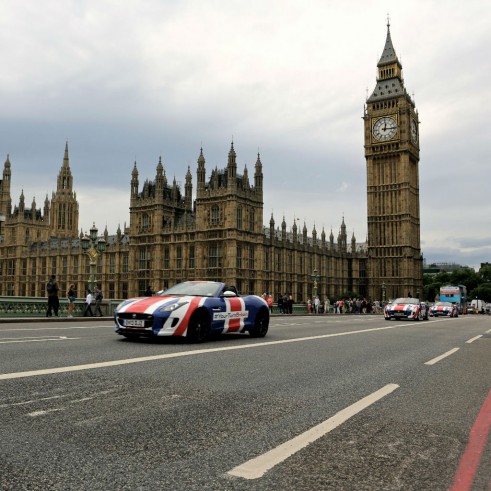 Jaguar F-Type London Big Ben #YourTurnBritain - carwitter