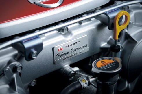 Nissan VR38DETT Hand Built Plaque - carwitter