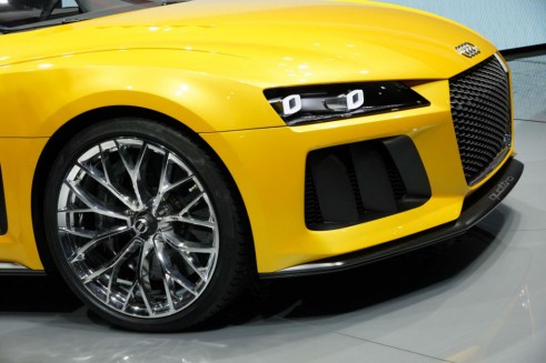 Audi Sport Quattro Concept Front Detail - Frankfurt Motor Show 2013 - carwitter