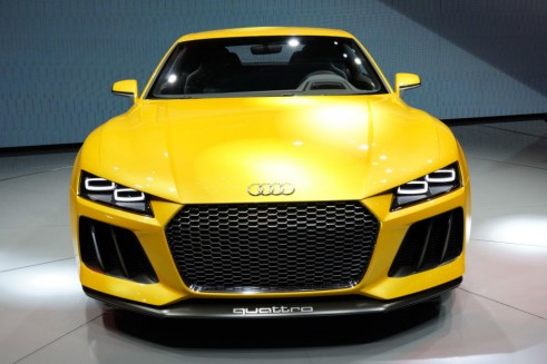 Audi Sport Quattro Concept Front - Frankfurt Motor Show 2013 - carwitter