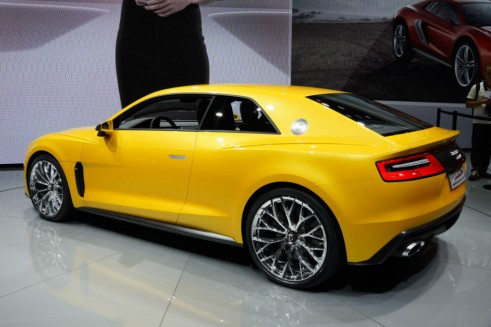 Audi Sport Quattro Concept Rear Angle - Frankfurt Motor Show 2013 - carwitter