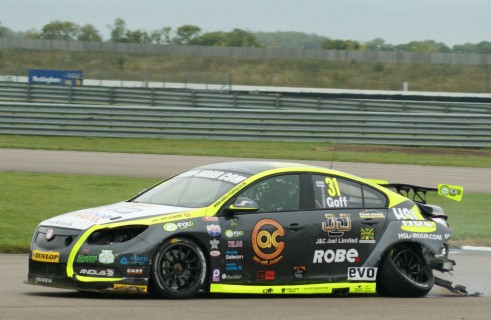 BTCC 2013 Rockingham Goff Insignia Crash - carwitter