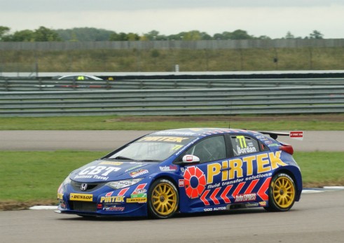BTCC 2013 Rockingham Jordan Pirtek Honda Civic - carwitter