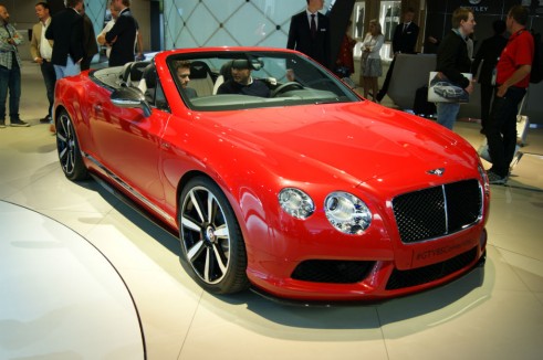 Bentley Continental GT V8 S convertible Front - Frankfurt 2013 - carwitter