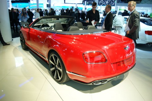 Bentley Continental GT V8 S convertible Rear - Frankfurt 2013 - carwitter