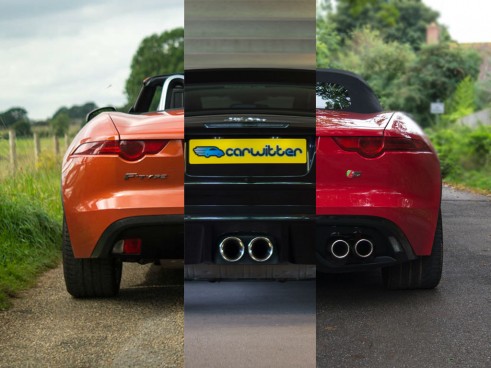 Jaguar F-Type Exhuast Comparison V6 V6S V8S