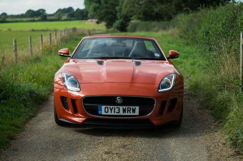 Jaguar F-Type V6 Review - Front High - carwitter