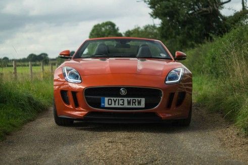 Jaguar F-Type V6 Review - Front Low - carwitter
