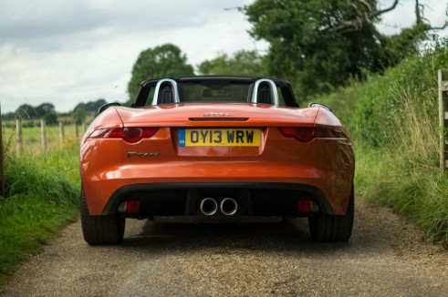 Jaguar F-Type V6 Review - Rear - carwitter