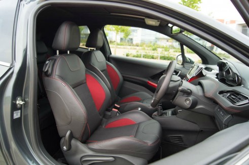 Peugeot 208 GTI Review Front Seats Interior - carwitter