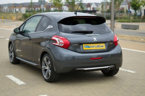 Peugeot 208 GTI Review Rear Angle Left - carwitter
