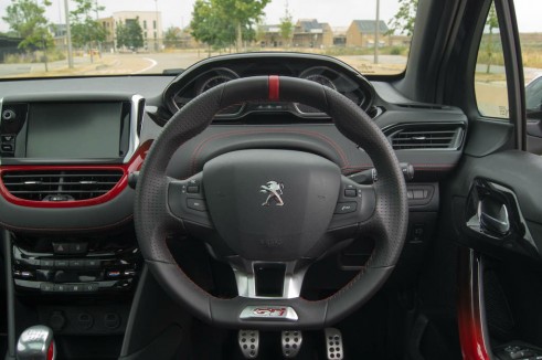 Peugeot 208 GTI Review Steering Wheel - carwitter