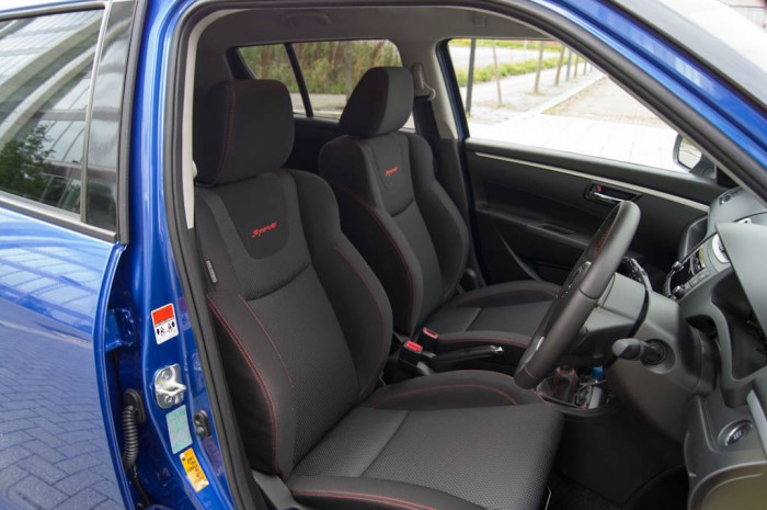 Suzuki Swift Sport 5 Door Review Front Seats - carwitter