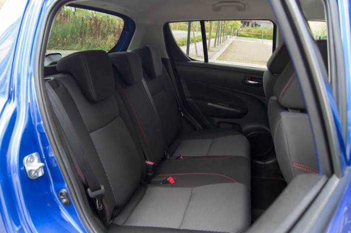 Suzuki Swift Sport 5 Door Review Rear Seats - carwitter