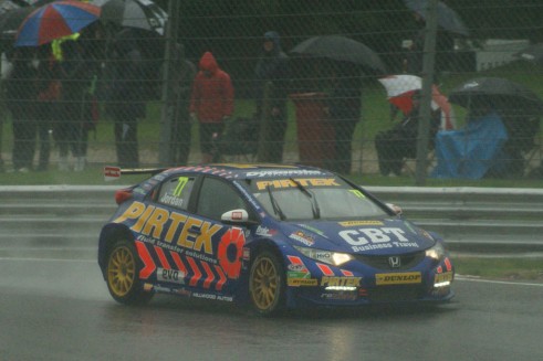 BTCC 2013 Brands Hatch Final - Andrew Jordan Pirtek Honda - carwitter