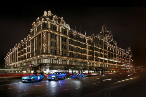 Jaguar C-X17 Cx75 and Project 7 concept cars Harrods 2013 - carwitter
