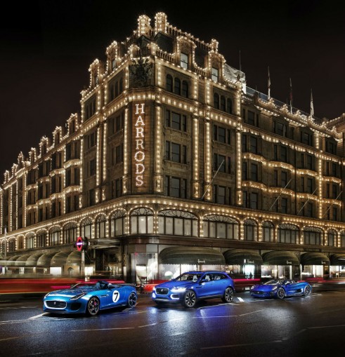 Jaguar C-X17 Cx75 and Project 7 concept cars Harrods Night 2013 - carwitter