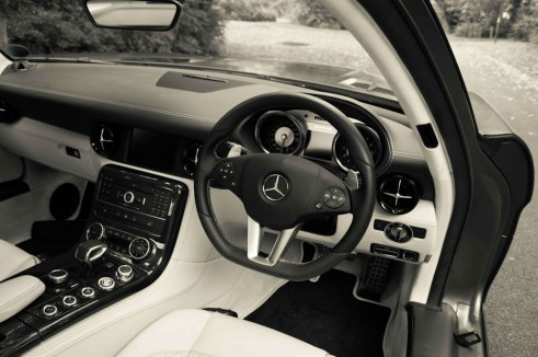 Mercedes Benz SLS AMG GT Monza Grey Review - Interior - carwitter