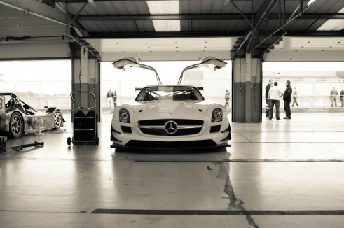 Mercedes SLS GT3 Eurotech - Front Dist - carwitter