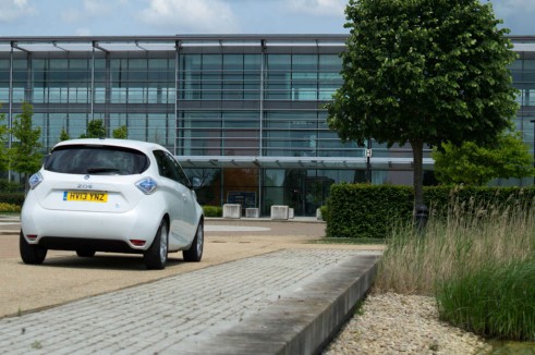 Renault ZOE Review - Rear Scenery - carwitter