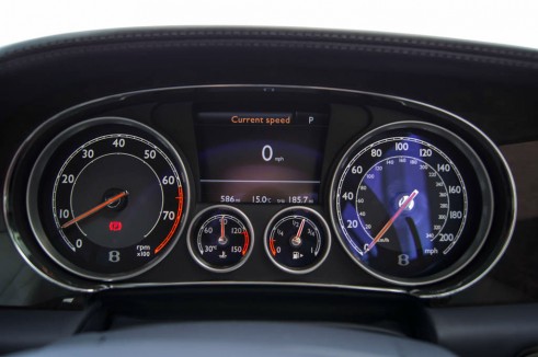 2013 Bentley Continental GT Review - Dials - carwitter