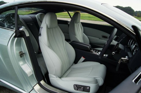 2013 Bentley Continental GT Review - Front Seats - carwitter