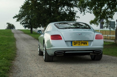 2013 Bentley Continental GT Review - Rear Angle - carwitter