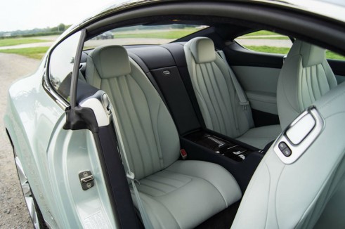 2013 Bentley Continental GT Review - Rear Seats - carwitter