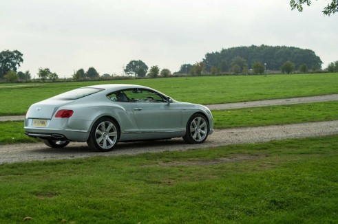 2013 Bentley Continental GT Review - Rear Side Angle - carwitter