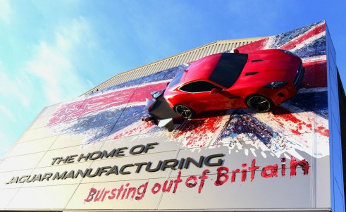 Jaguar F-Type Coupe Side Of Castle Bromwich Factory - carwitter