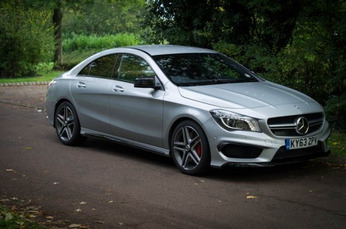 Mercedes Benz CLA45 AMG Review - Front Side - carwitter