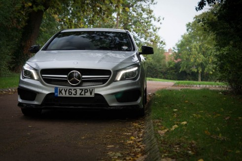 Mercedes Benz CLA45 AMG Review -Front - carwitter