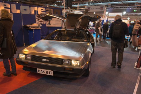 NEC Classic Car Show 2013 Review -Delorean Front - carwitter