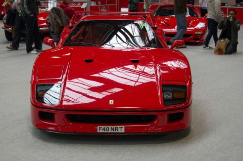 NEC Classic Car Show 2013 Review - Ferrari F50 Front - carwitter