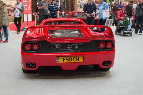 NEC Classic Car Show 2013 Review - Ferrari F50 Rear - carwitter