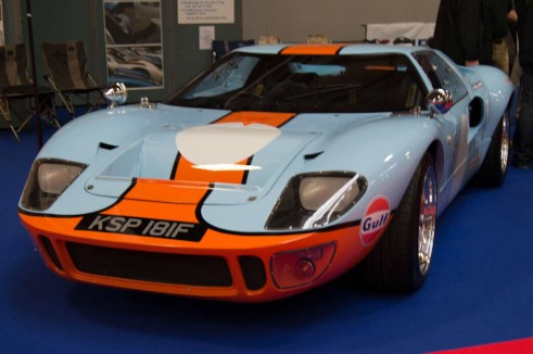 NEC Classic Car Show 2013 Review - Ford GT40 Front - carwitter
