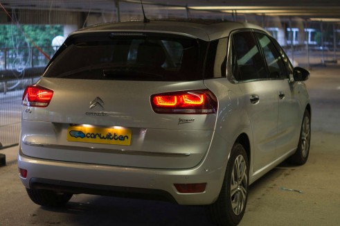 2013 Citroen C4 Picasso Review - Rear Angle - carwitter