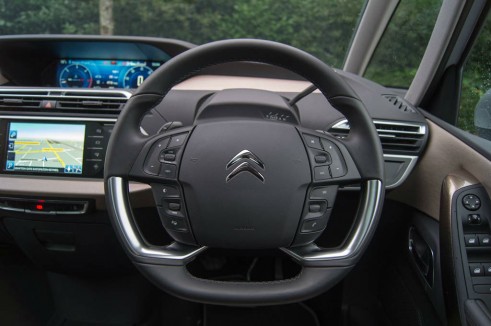 2013 Citroen C4 Picasso Review - Steering Wheel - carwitter