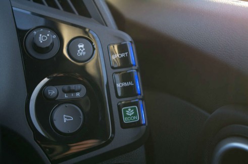 2013 Honda CRZ Review - Sport Normal Eco Mode Buttons - carwitter